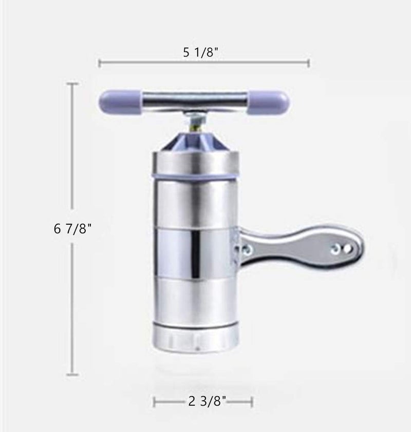 YUDONG Stainless Steel Noodle Maker,Manual Pasta Machine Stainless Steel Pasta Maker Pasta Press Noodle Machine, kitchen Aid Asseccories Pasta Tools - Image 2